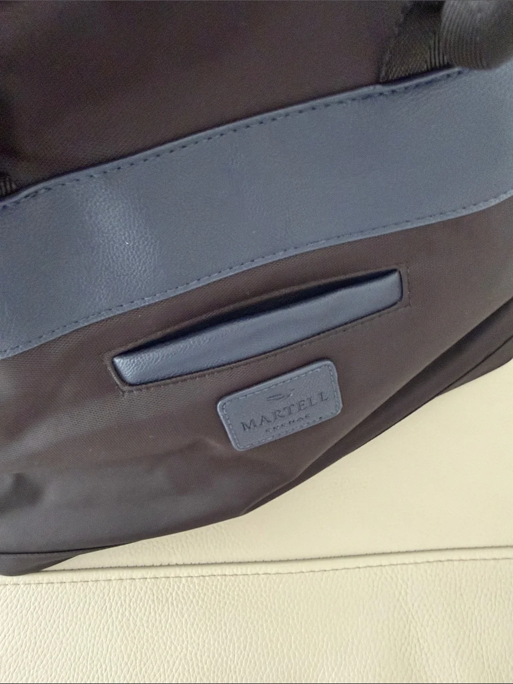 Men's Black and Navy Shoulder/ Weekender Bag